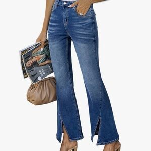 Chic Indigo Flare Jeans for Women